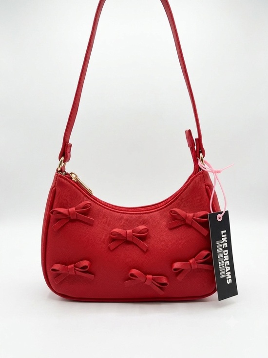like dreams Handbags - Red Bow Shoulder Bag Purse Like Dreams